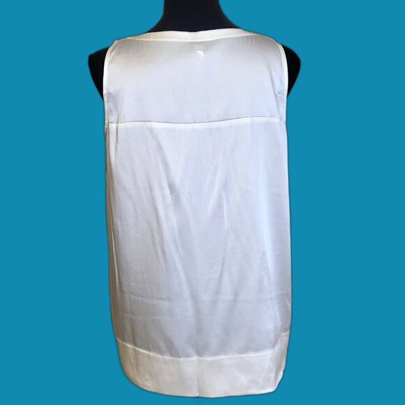 Eileen Fisher Cream V-Neck Tunic - Picture 5 of 11